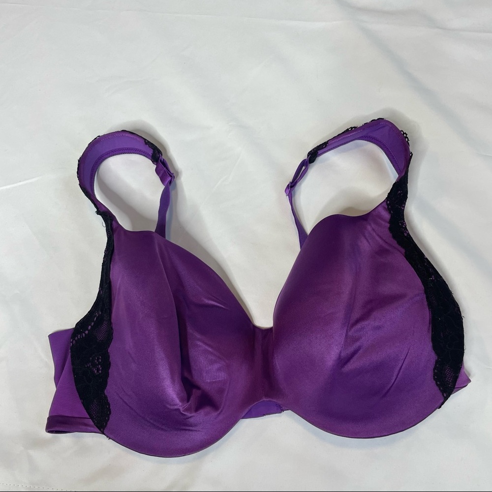 Cacique Smoothing Bra with Lace Trim